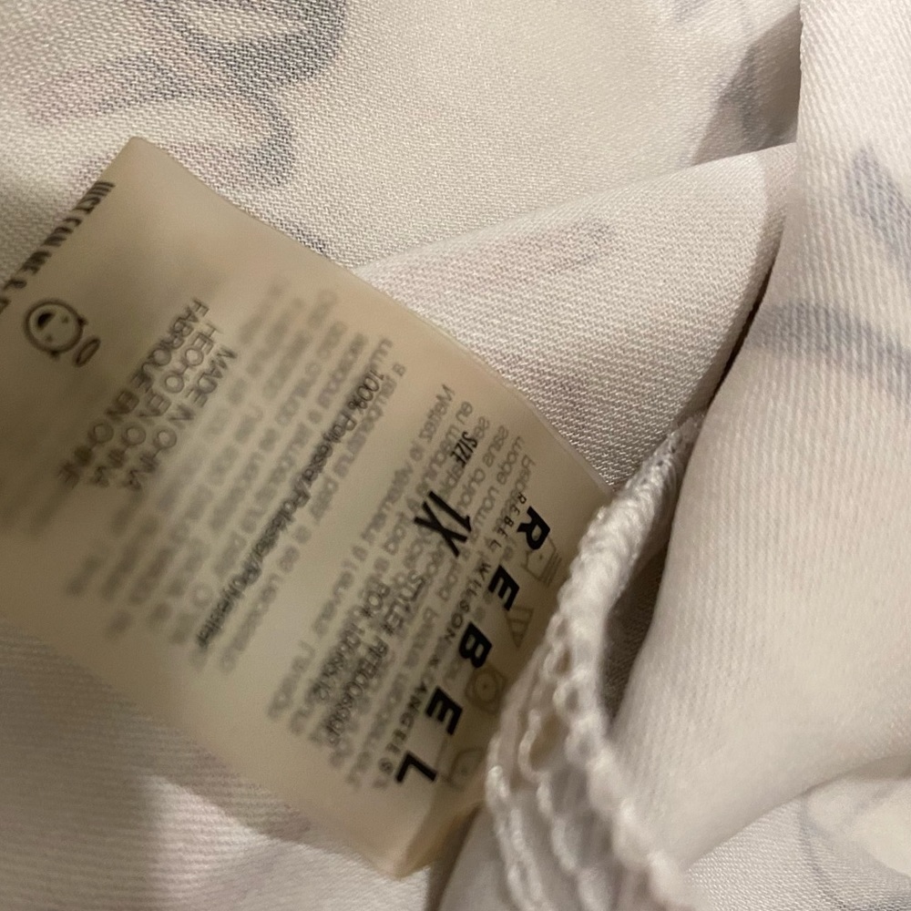 Rebel Wilson X Angels City Name Blouse Pastels 1X - Picture 10 of 11